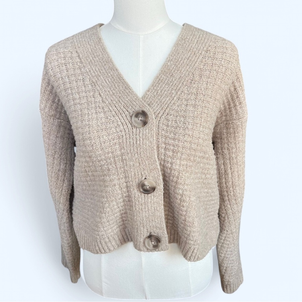 button-up cardigan